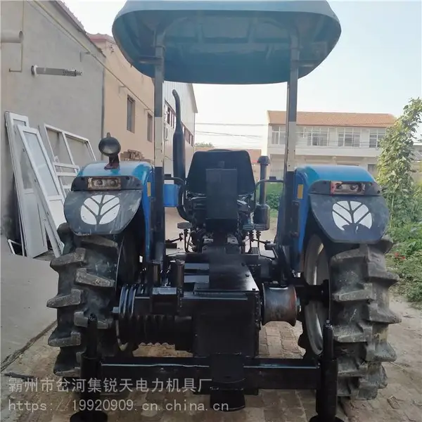 云南省 8吨横轴拖拉机绞磨 10吨横轴拖拉机牵引机 电力拖拉机绞磨型号 锐天电力
