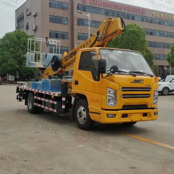 JMC江铃21米升降平台作业车 抢修电力通讯路灯车