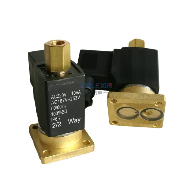 康普艾空压机配件55KW螺杆机进气加载电磁阀AC220V