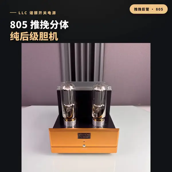 宝丽森805分体推挽 纯后级牛推牛倒相纯胆hifi发烧音响电子管功放