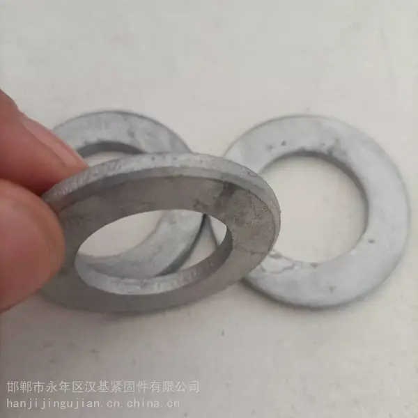 平垫圈倒角型GB /T97.2 热镀锌达克罗发黑倒角平垫汉基金属垫片