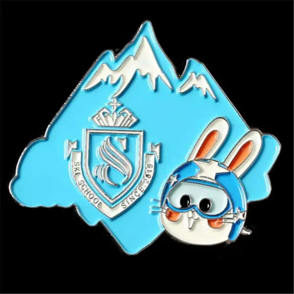 动物创意logo徽章定做 鸟兽珐琅工艺胸章定制卡通人像个性礼品胸徽胸牌