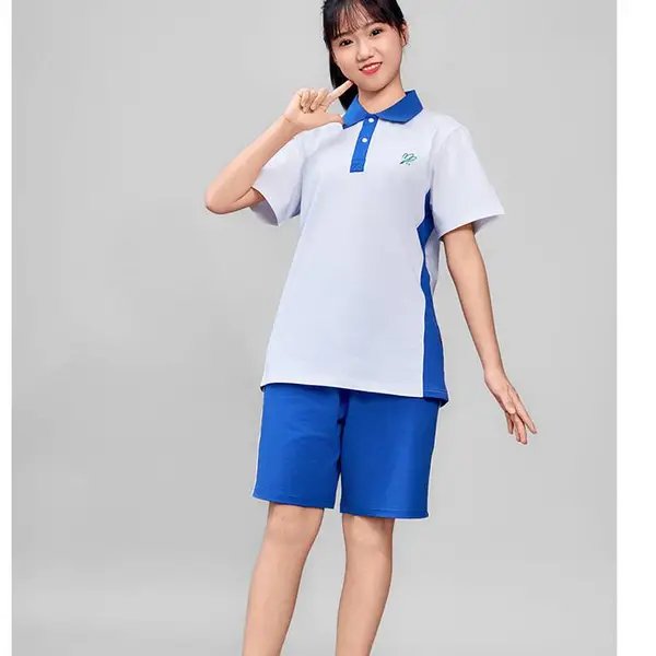 定制校服 校服定制厂家 定制学校校服 校服夏季运动服套装 睿学士