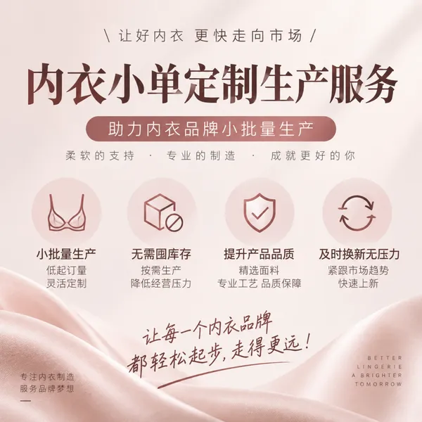 蝶序内衣小批量加工生产订单 专业生产小组 ***品质做工 泳衣/文胸/连体胸衣/内裤贴身服装小单定制