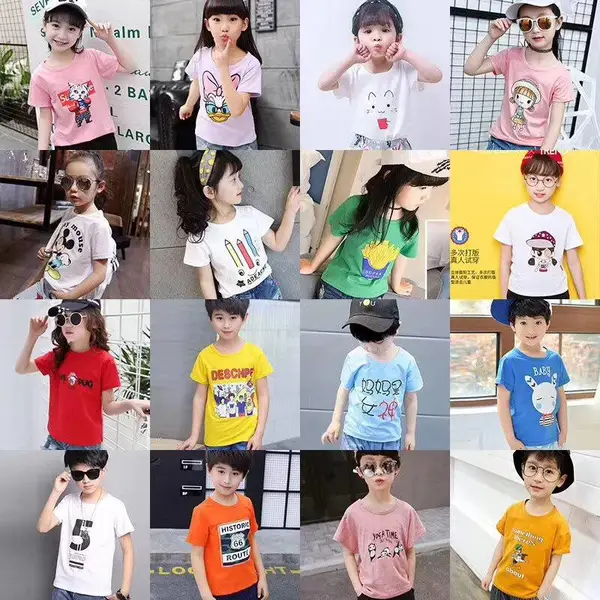 贵阳地摊服装在哪里夏季婴幼儿男女童T恤卖衣服的直播