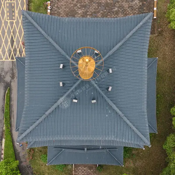 拓建艺工匠仿古建筑铝瓦 古建铜瓦 金属屋面瓦 铝镁锰合金瓦