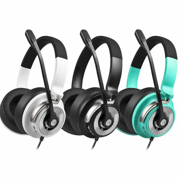 BeienEN98头戴式商务话务耳机降噪耳麦 全向拾音抗干扰 跨平台会议