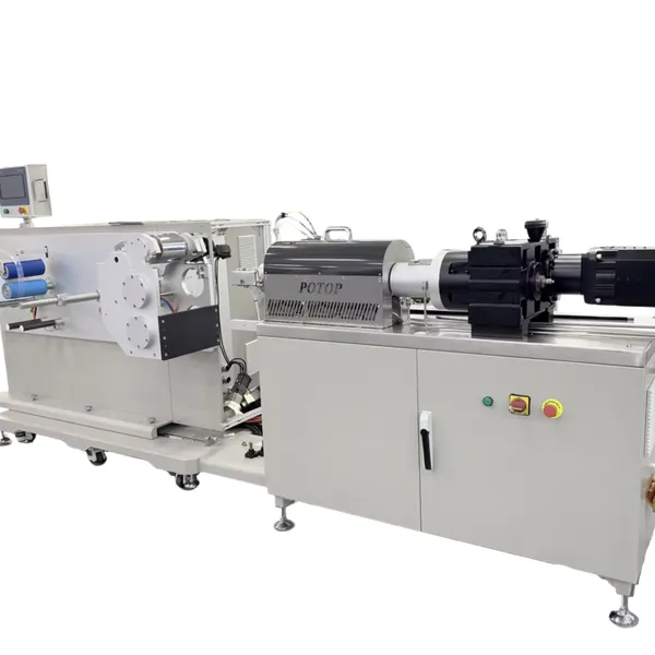 50mm挤出 小型精密挤出流延机 XLPE绝缘薄膜实验设备 一体化试验机——广州普同