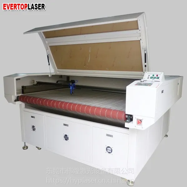 EVERTOPLASER汽车座套激光下料机布料皮料全自动送料激光切割机