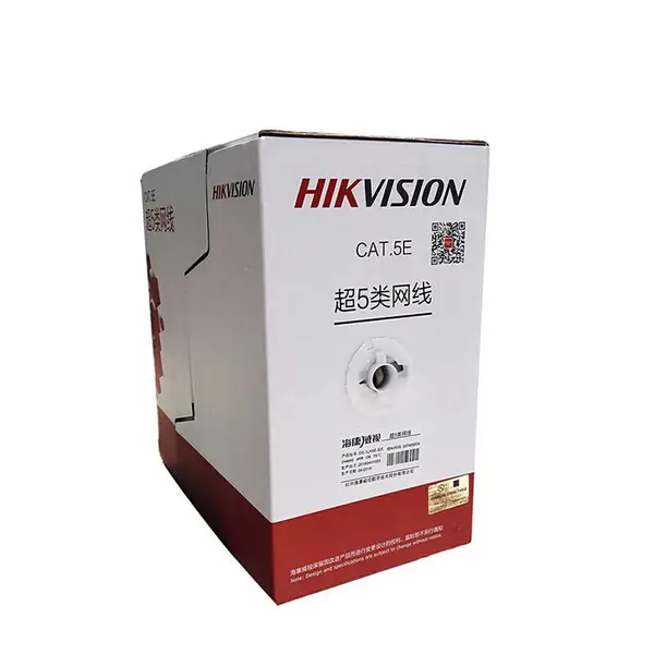 海康威视网线DS-1LN5E-S/E-100 100米室内外超五类非屏蔽网线 家用