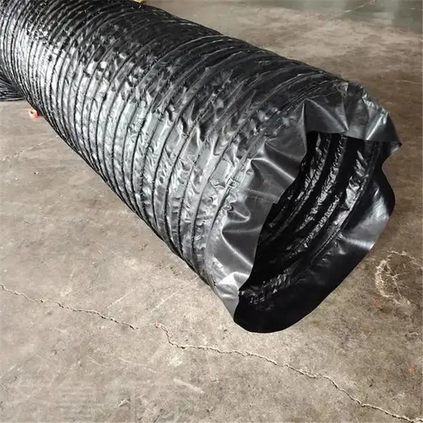 FYS1200×15m加厚负压风筒 水利隧洞大排量排风筒 加粗镀锌钢丝骨架