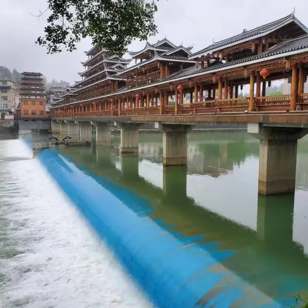 尾矿库橡胶坝 污水库挡水坝袋 耐腐蚀橡胶坝定制