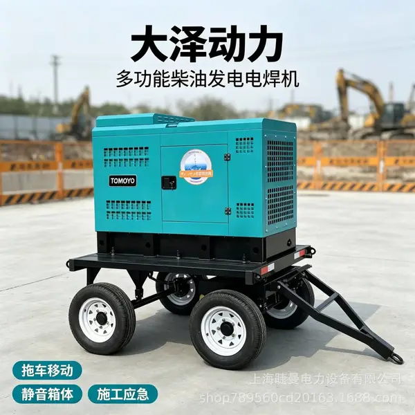 移动式500a发电电焊机柴油发电电焊机一体机