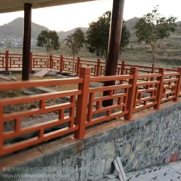 东营仿木栏杆泰安压哲仿木栏杆 仿木栏杆规格钢筋混凝土仿木栏杆