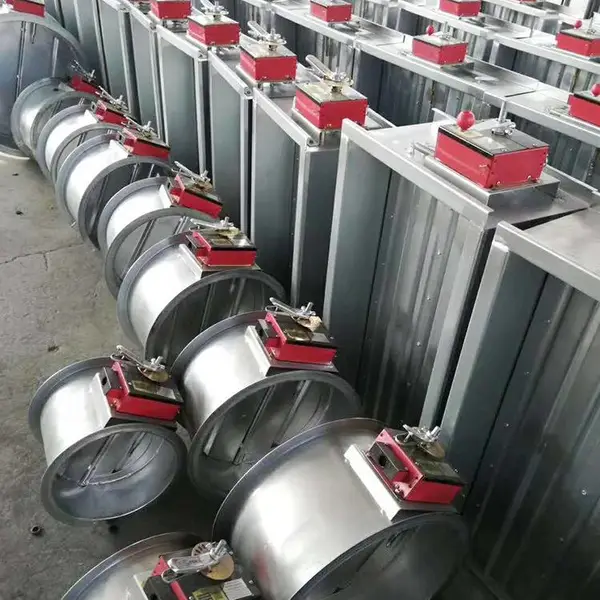 镀锌风量调节阀风阀 不锈钢圆形通风管道手动风阀 防火阀