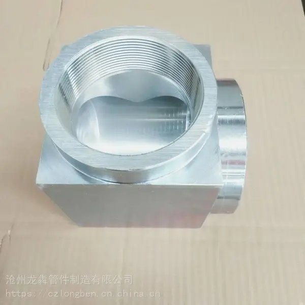 龙犇 气体灭火管件锻造高压碳钢锻制内丝扣弯头