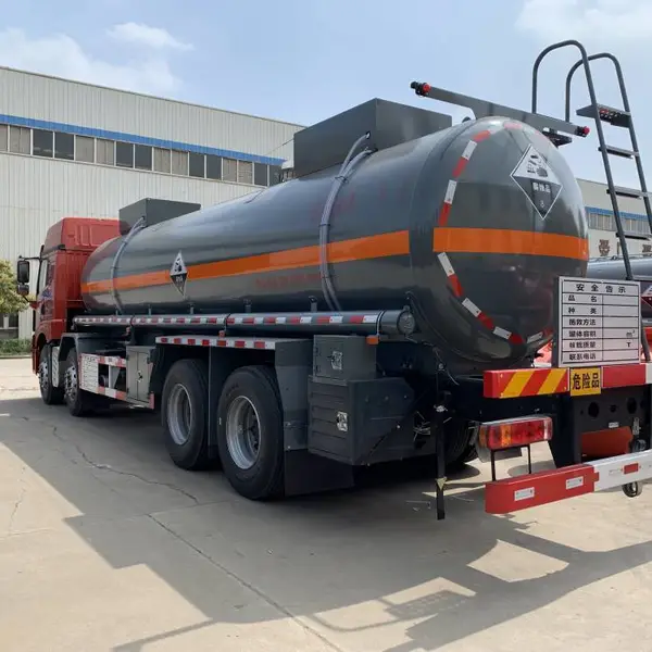 15立方盐酸罐车 玉柴东特腐蚀品运输罐车