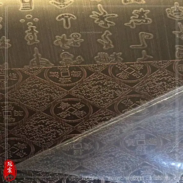 酒店仿古建筑装饰材料水镀发黑青古铜带黑点作旧不锈钢镀铜做旧板