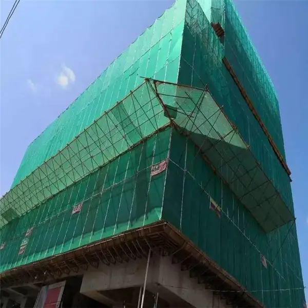 密目式安全立网 建筑工程聚酯绿网 工地外架防护网