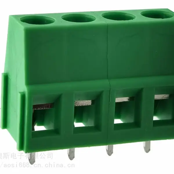 澳斯品牌 螺钉式PCB欧式接线端子FS128/DG128/KF128-2P/3P 5.0/5.08M