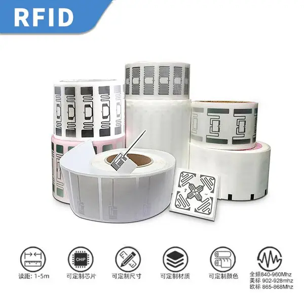 RFID���ɽ����ӱ�ǩʪ�곬��ƵԶ����ʶ����ƵоƬNFC���Ʊ�ǩ