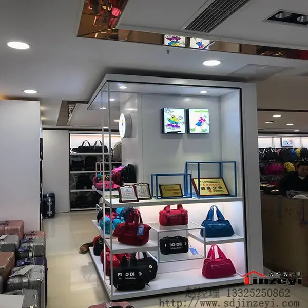 多种风格展柜定制 眼镜鞋品展示柜自选门数颜色