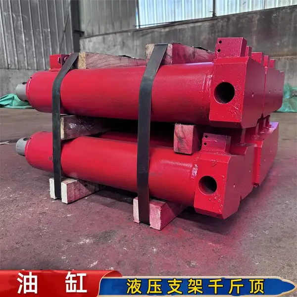 250/235×1490双伸缩立柱 缸体镀铜液压支架配件油口DN接口