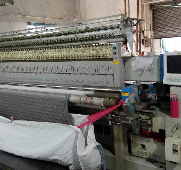 绗绣横向绗绣 裥棉加工厂家 免费打样起货快 伟丰间棉厂