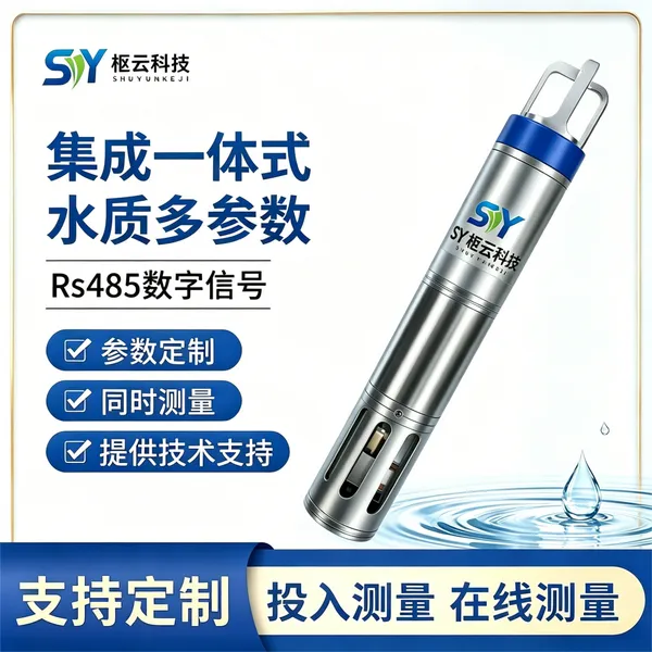 在线水质五参数检测仪 pH溶氧电导率浊度温度五合一地表水污水监测