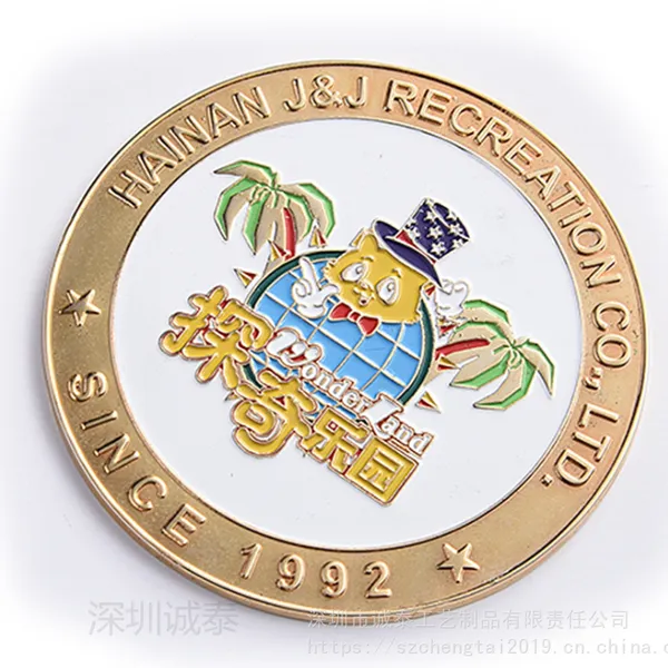 锌合金金属杯垫,点漆圆形杯垫,深圳杯垫来图定制