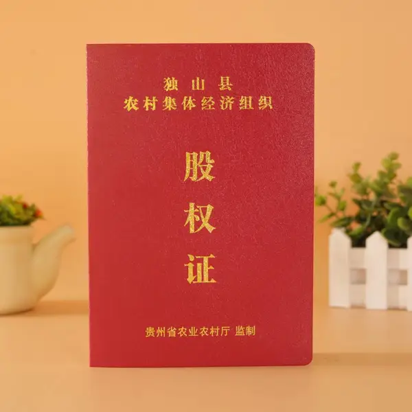 制作 公司股权证 合作社股权证