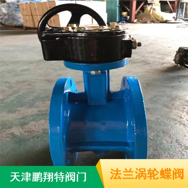 排水用D341X-16Q涡轮蝶阀乙丙挂胶 鹏翔手动垂直板式涡轮蝶阀