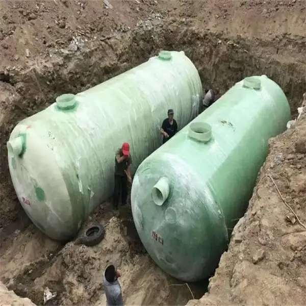 污水处理餐厅食堂 frp玻璃钢化粪池隔油池沉淀池消防水罐池