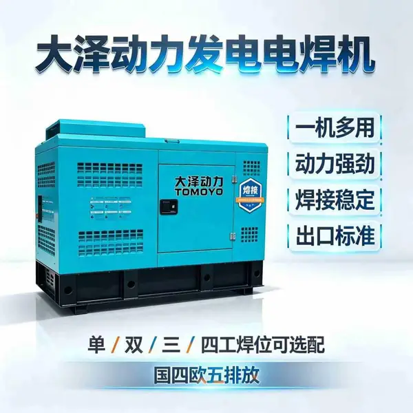 大泽动力450A柴油发电焊机柴油发电电焊机一体机