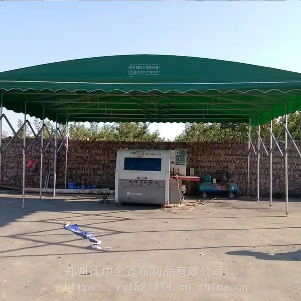 制作大型移动推拉篷 电动推拉棚 夜市伸缩篷 上门测量