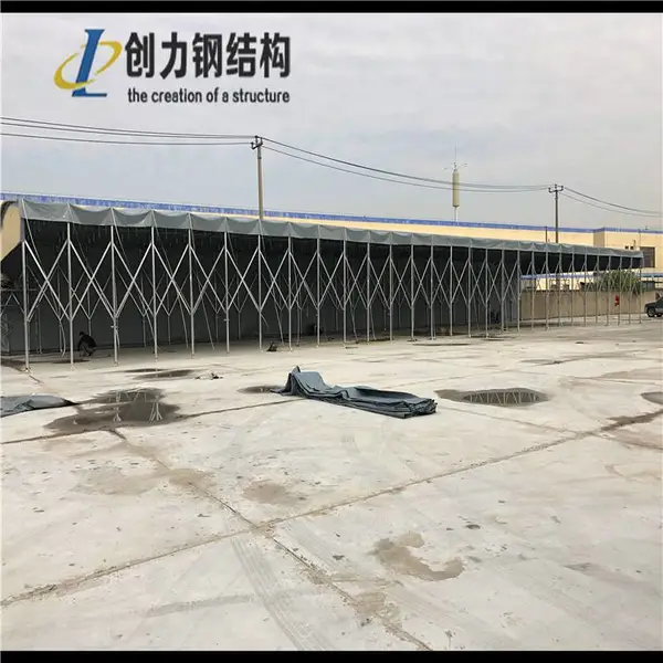 推拉篷出租_好的活动仓库移动蓬高清图推拉蓬