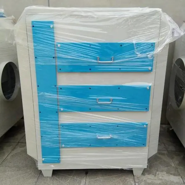 工业废气除烟除味 蜂窝式活性炭吸附箱 工业油烟净化器