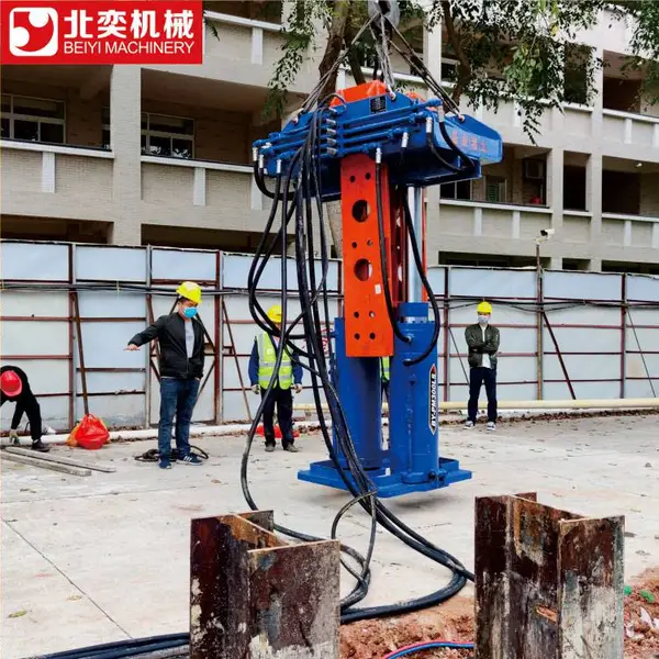 三轴工法拔桩机 遥控一体式拔桩机