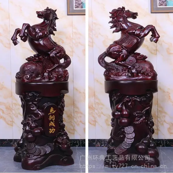 木质办公室摆件贺礼 商务开业礼品 制造方法 半手工半机械