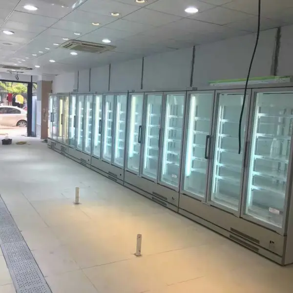 太原松下冰柜 超市展示柜 水果风幕柜工厂直接送货