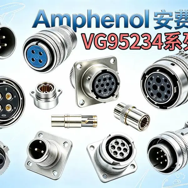 VG95234D?18?1PN?1SN D 系列 18 外壳小芯数德标航空连接器