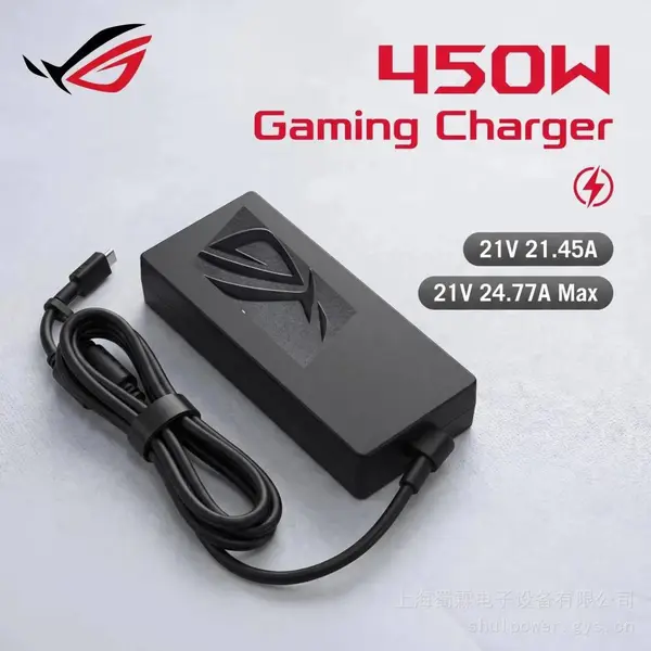 Original ASUS ROG 450W AC Power Adapter ADP?450AB B 21.0V 21.45A Laptop Charger for ROG Strix Scar 10 Plus Gaming Lapto