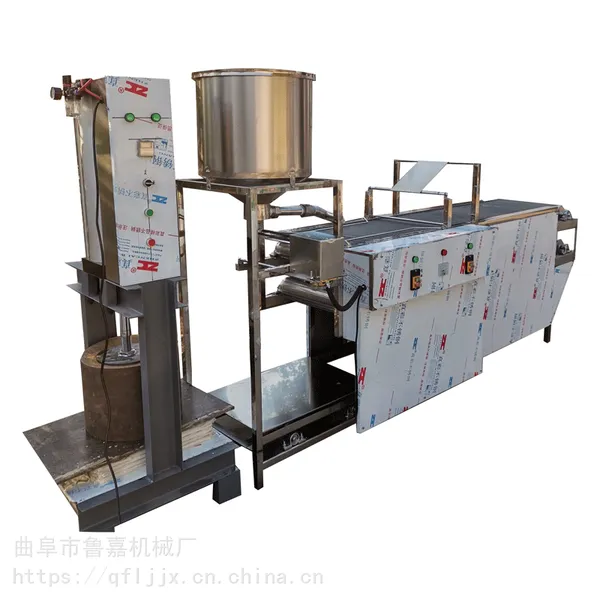 鲁嘉商用多功能豆腐皮机 新款 千张机价格 全套泼浆机压榨机