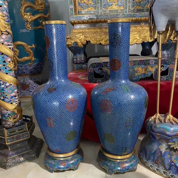 景泰蓝工厂 景泰蓝厂家 景泰蓝加工 景泰蓝工艺品 景泰蓝家具装饰批发定制