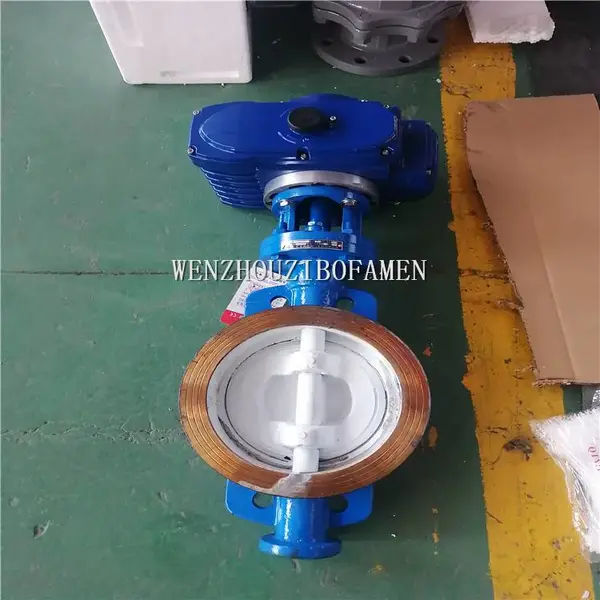 乐山市不锈钢304硬密封电动蝶阀 D973W-25P DN200 锅炉蒸汽对夹式电动蝶阀