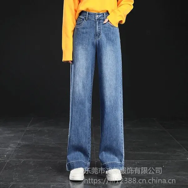 佛山市顺德区均安镇的牛仔裤怎么样都市休闲小脚裤韩版新款长裤浅色跑量款