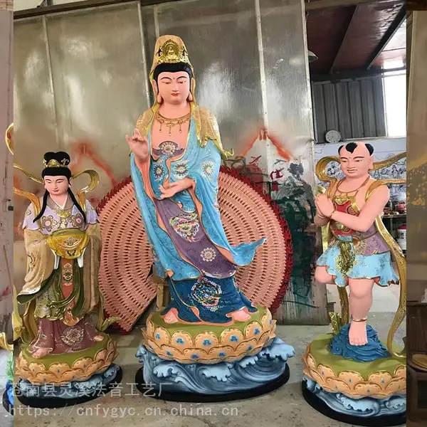 寺庙佛像铜雕玻璃钢木雕生漆脱胎佛像露天大佛像祠堂神像
