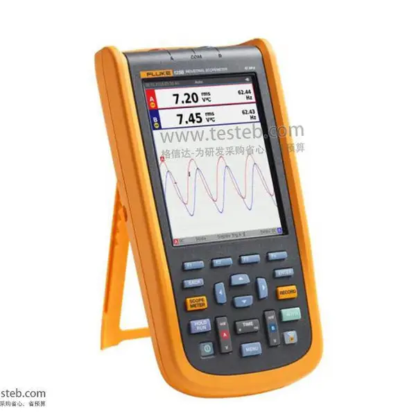 ��»��Fluke 125B�ֳ�ʽʾ�������ñ�40MHz�ɲ��������