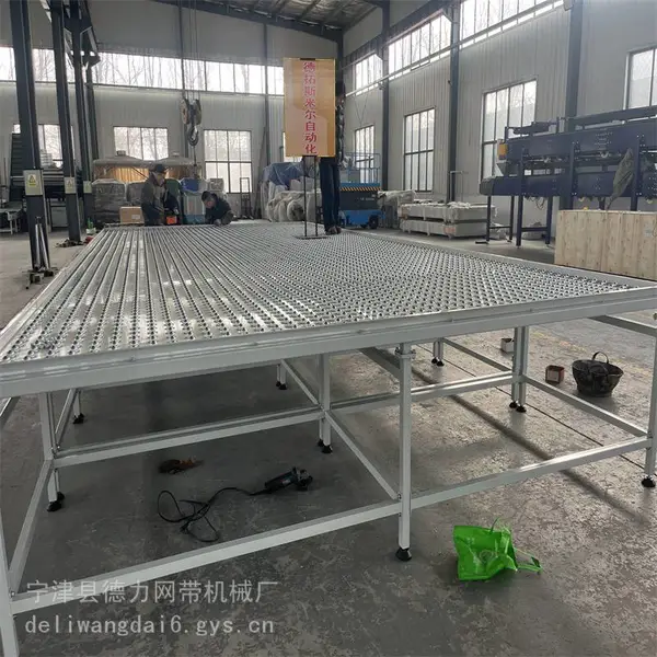 牛眼工作台输送机旋转万向球打包台纸箱运输分拣无动力工作台