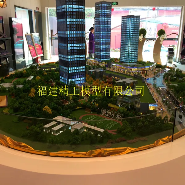 房产商业模型-建筑沙盘模型-古建筑模型 设计方案模型 房产销售模型